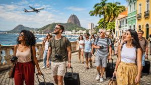 Brasil registra forte avanço no turismo internacional